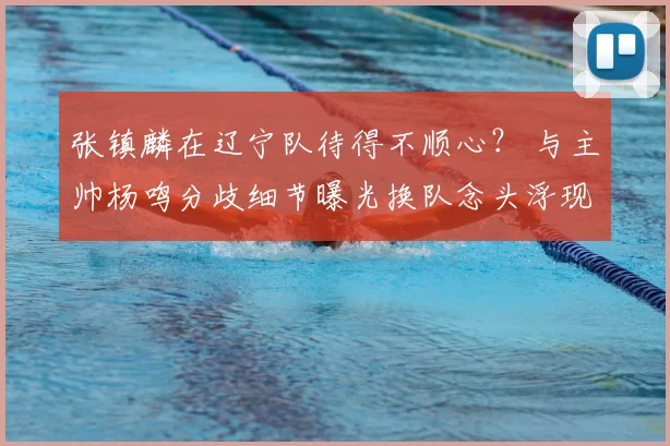 张镇麟在辽宁队待得不顺心? 与主帅杨鸣分歧细节曝光换队念头浮现